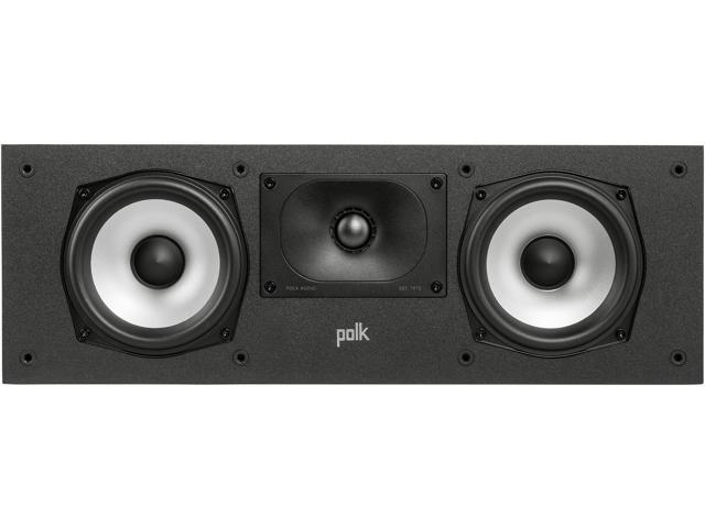 Polk Audio - Monitor XT30 Center Channel Speaker - Midnight Black