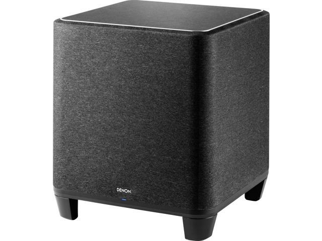 Denon - Home Wireless Subwoofer with Built-in HEOS - Black