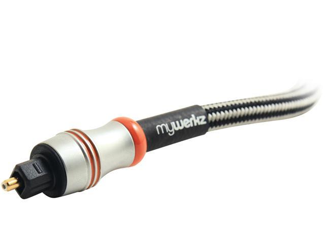 Mywerkz Model 44741 3.3 ft. 700 Series TOSLINK Digital Optical Cable Male to Male
