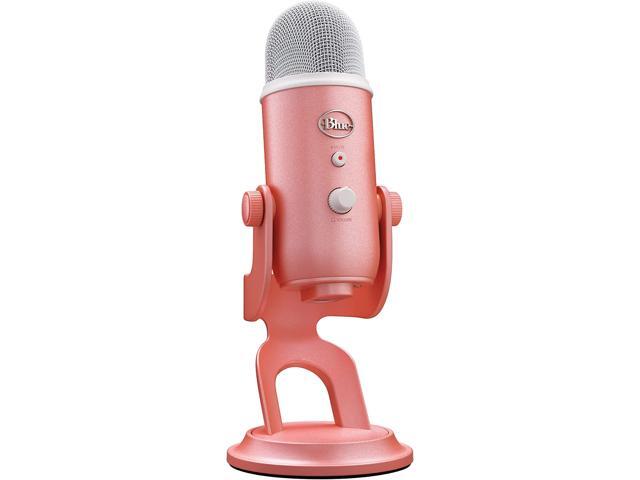 Logitech Blue Yeti Premium USB Gaming Microphone for Streaming, Blue VO!CE Software, PC, Podcast, Studio, Computer Mic, Exclusive Streamlabs Themes, Special Edition Finish - Pink Dawn