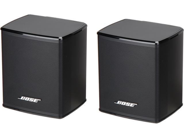 Bose - Surround Speakers 120-Watt Wireless Home Theater Speakers (Pair) - Black