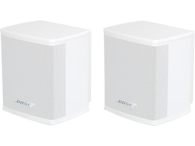 Bose - Surround Speakers 120-Watt Wireless Home Theater Speakers (Pair) - White