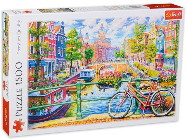 Trefl 1500 Piece Jigsaw Puzzle Amsterdam Canal, The Netherlands