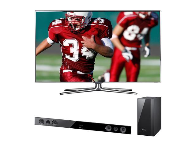 Samsung 60" 1080p LED Smart TV and Soundbar Bundle UN60ES7100/HWE450