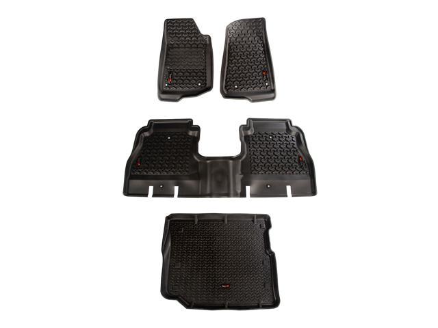 Photo 1 of Rugged Ridge Floor Liner Kit Fits 18 Wrangler (JL)