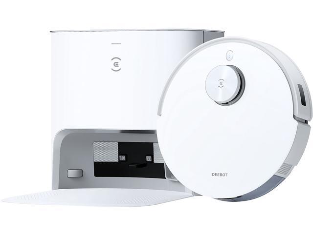 Ecovacs Deebot T10 Plus Robot Vacuum Cleaner and Mop with Auto Empty Station - White (OZMOT10PLUS)