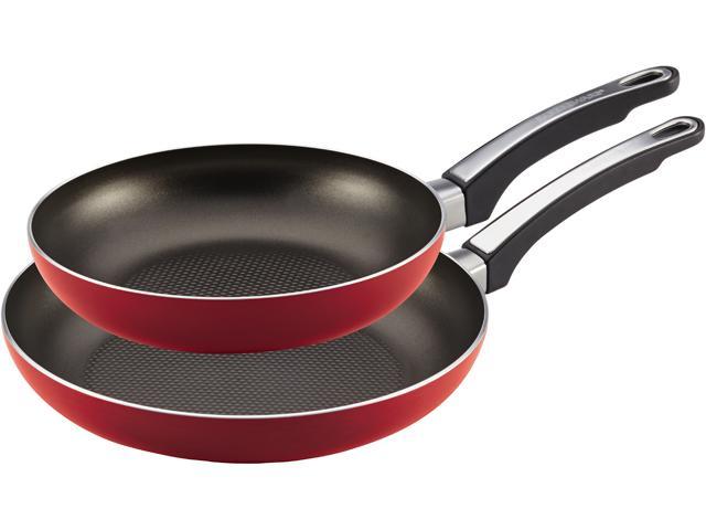Farberware 21689 High Performance Nonstick Aluminum Twin Pack 9-inch and 11-inch Skillet Red