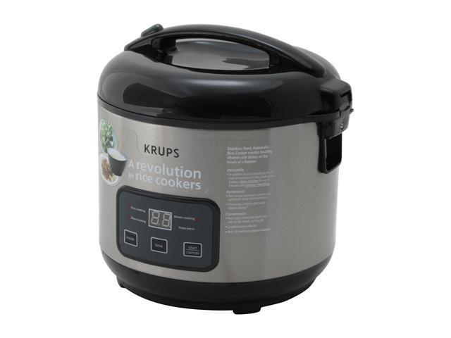 krups-fdh212-76-black-stainless-steel-10-cup-automatic-rice-cooker