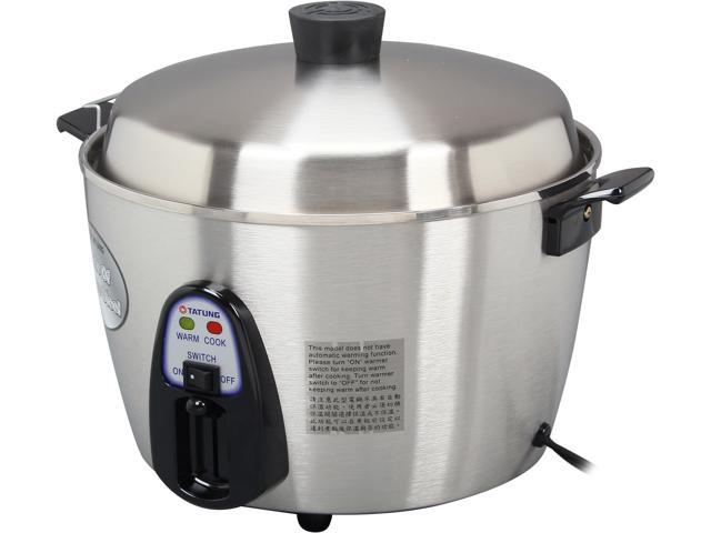 Tatung Stainless Steel Multi Functional Rice Cooker And Steamer 22 Cups Cooked 11 Cups