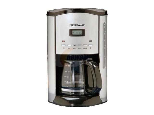 Farberware Fcm12ss 12 Cup Programmable Coffee Maker Newegg Farberware Fcm12ss 12 Cup Programmable Coffee Maker