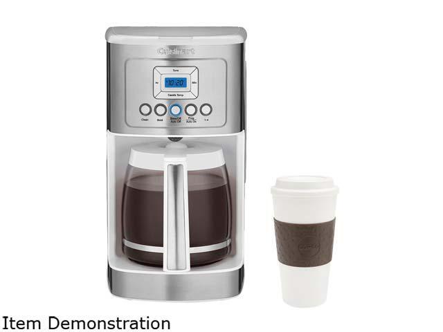 Cuisinart Dcc 3200w White 14 Cup Programmable Coffeemaker Newegg Cuisinart Dcc 3200w White 14 Cup Programmable Coffeemaker