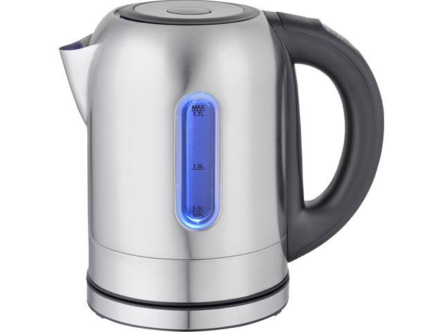 MegaChef MGKTL-1756 1.7Lt. Stainless Steel Electric Tea Kettle With 5 Preset Temps