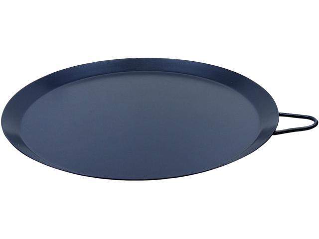 Brentwood BCM-28 Black 11" Carbon Steel Non-Stick Round Comal Griddle