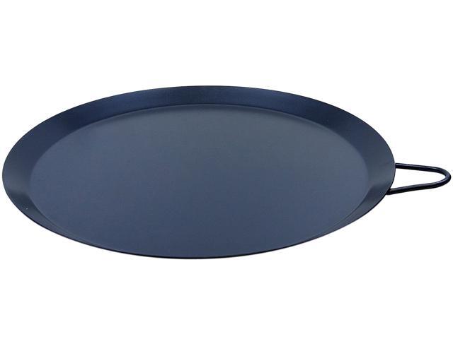 Brentwood BCM-33 Black 13" Carbon Steel Non-Stick Round Comal Griddle