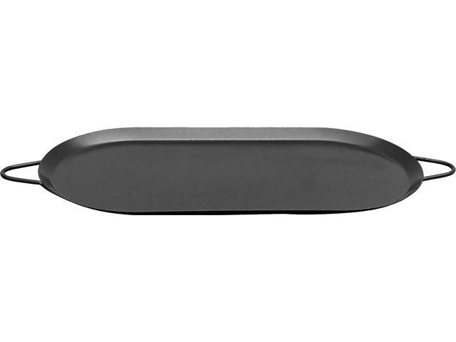 Brentwood BCM-2000 Black Carbon Steel Non-Stick Double Burner Comal Griddle