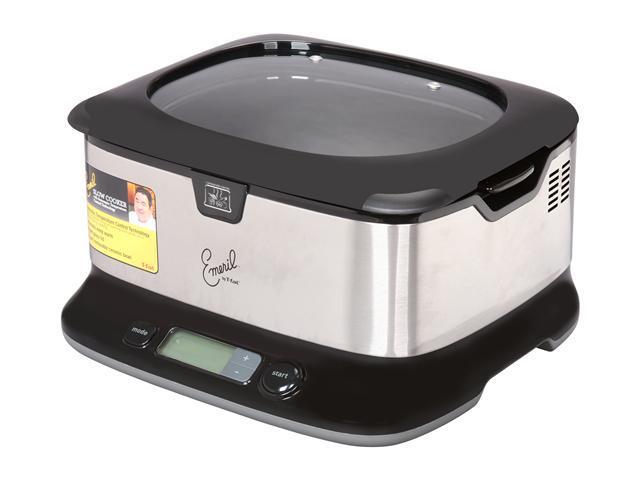 Emeril by T-fal SD5000001 Silver 6 Qt. Slow Cooker - Newegg.com