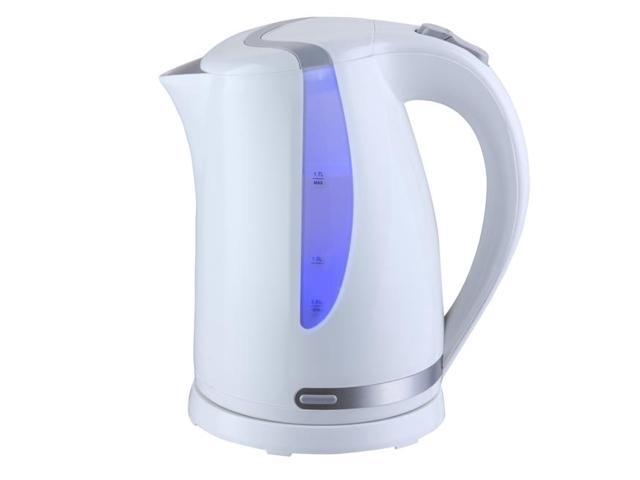 Megachef MGKTL-1743 1.7 Litre Plastic Electric Tea Kettle - White