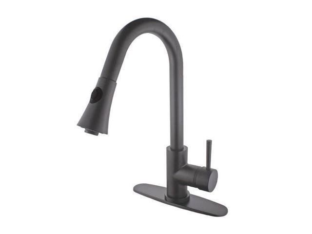 Kingston Brass Ls8725dl Gourmetier Concord Kitchen Faucet With Pull Down Sprayer Oil Rubbed Bronze Newegg Com