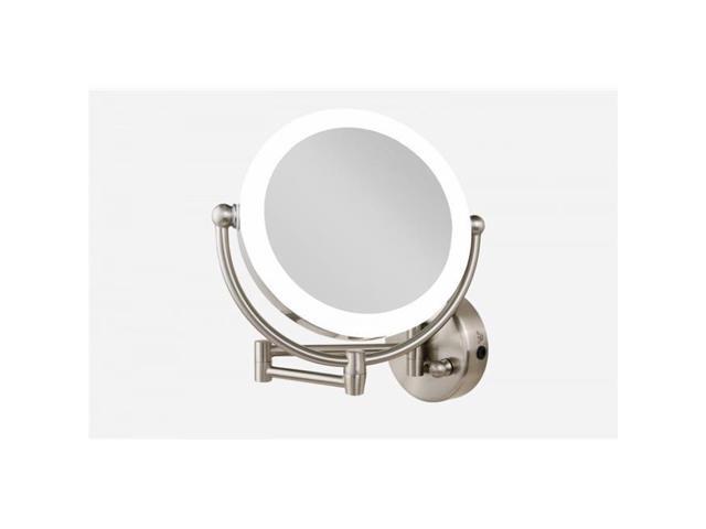 Rucci M999 Led Lighted Wall Mount Mirror 1x 10x Magnification With 3 Dimmer Light Settings Newegg Ca