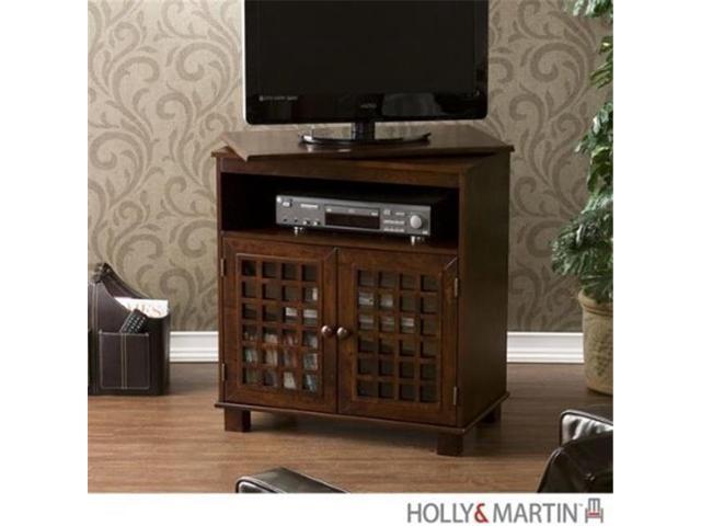 Sei Ms7048 Narita Swivel Top Media Stand Classic Espresso Newegg Com