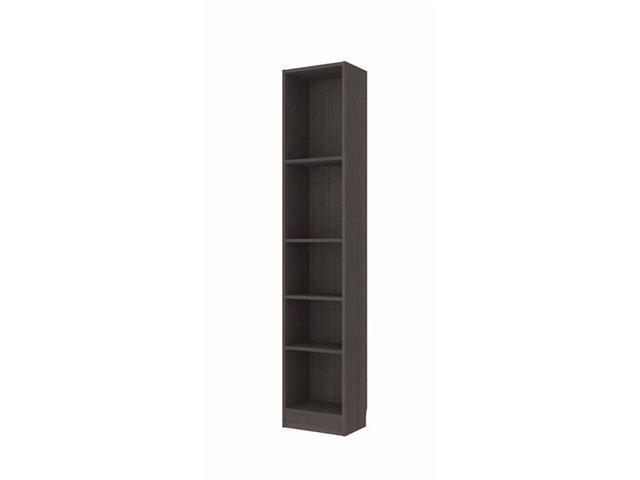 Tvilum 71775ff 80 X 15 98 10 53 In Element Tall Narrow 5 Shelf Element Tall Narrow 5 Shelf Bookcase