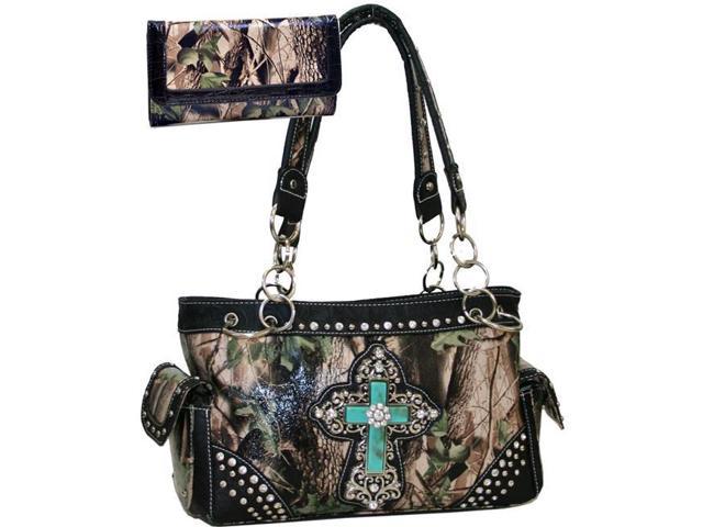 camo cross purse