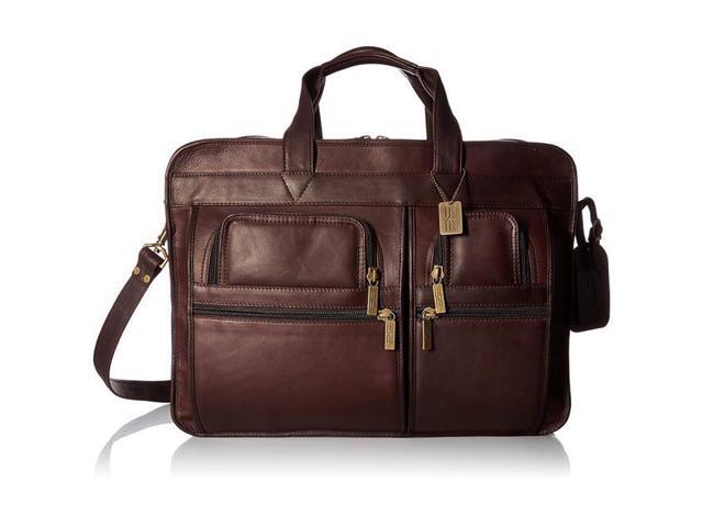 Claire Chase Executive Computer Leather Briefcase Computer Business Bag