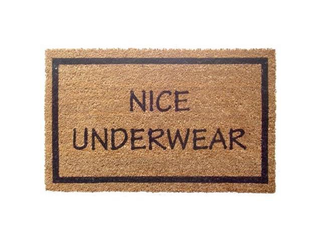 Entryways P690 Nice Underwear Non Slip Coir Doormat Newegg Com