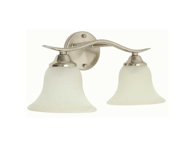 Monument 2480041 Vanity Fixture Brushed Nickel 17 X 8 1 4 2 In Uses 100 Watt Medium Base Lamps Newegg Com