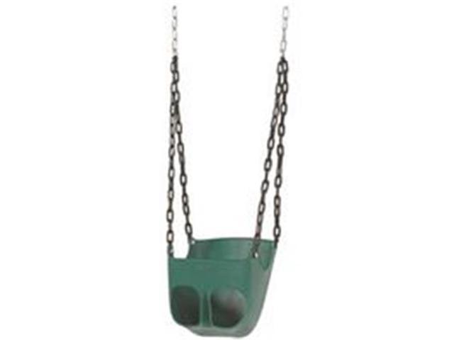 Playstar 0294009 Commercial Grade Toddler Swing 1 High Back Seat 155 Lbs 9 36 Month Green Newegg Com