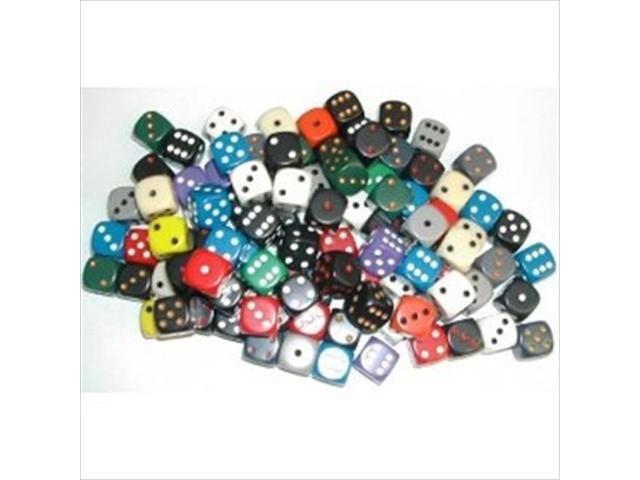 Ches Manufacturing 29426 Opaque 16 Mm D6 With Pips Assorted Bag Ches Manufacturing 29426 Opaque 16 Mm D6 With Pips Assorted Bag Of Dice