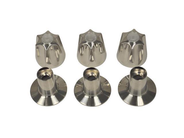 Danco 9d00081429 Brushed Nickel Tub Shower 3 Handle Remodeling Trim Kit For Pfister Verve
