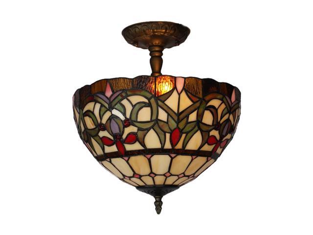 Amora Lighting Am1081hl12 Tiffany Style Ceiling Lamp Newegg Amora Lighting Am1081hl12 Tiffany Style Ceiling Lamp