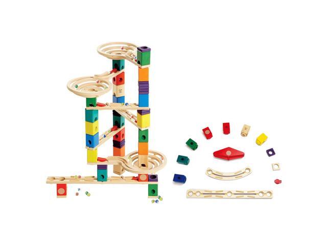 Hape Quadrilla Vertigo Wooden Marble Run With Add On Set Hape Quadrilla Vertigo Wooden Marble Run With Add On Set