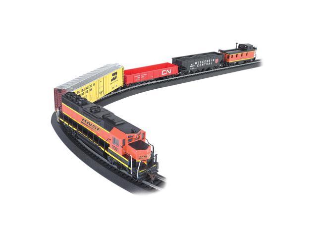 Bachmann Trains Rail Chief BNSF Freight Electric Train Set, HO Scale ...