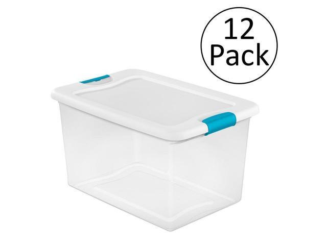 Sterilite 64-Quart Latching Storage Box - 12 Pack