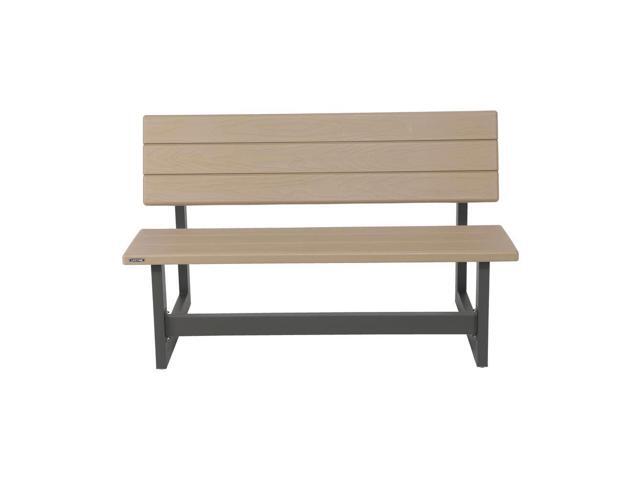 Lifetime Convertible Patio Bench To Table Heather Beige Newegg Lifetime Convertible Patio Bench To Table Heather Beige