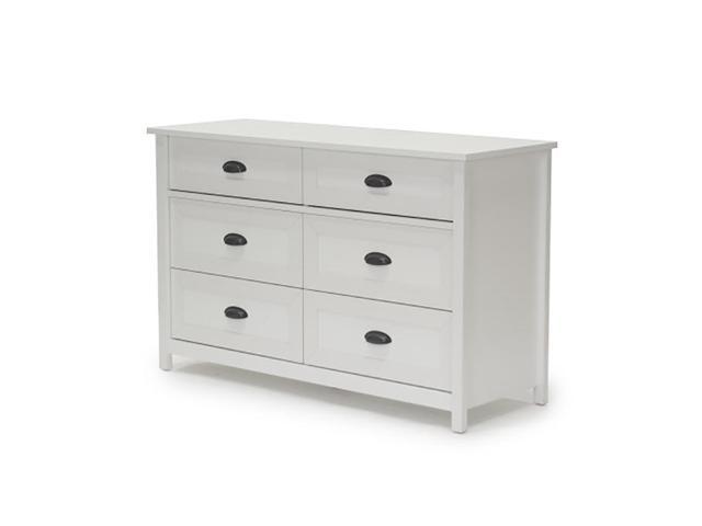 Sauder County Line Dresser Sw 419461 Soft White Finish Newegg Com