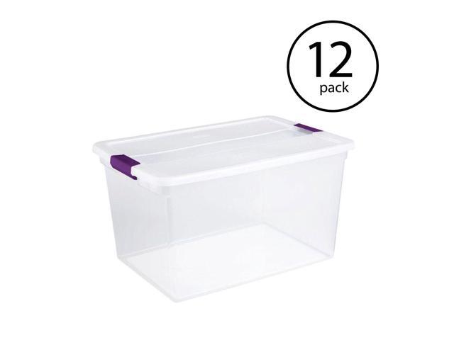 Sterilite 66 Quart Clearview Latch Box 12 Pack Newegg Com Sterilite 66 Quart Clearview Latch Box 12 Pack