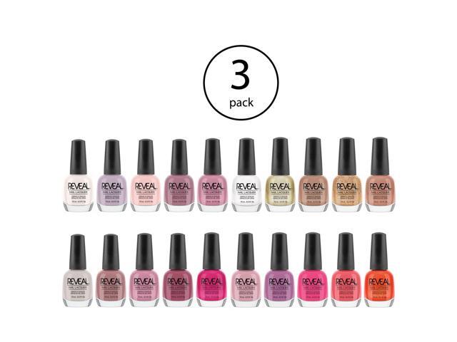 Reveal Lacquer Multi Color Nail Polish Set 15 Ml 60 Count