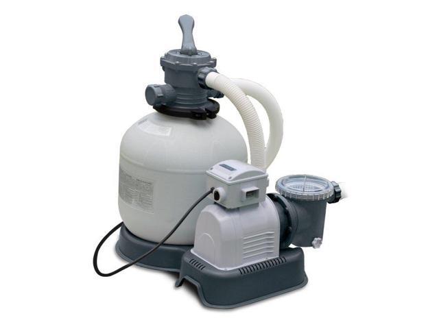 Intex Krystal Clear 3 000 Gph Above Ground Pool Sand Filter Pump Intex Krystal Clear 3 000 Gph Above Ground Pool Sand Filter Pump 28651eg
