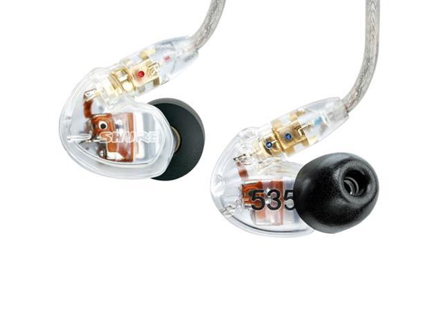 Shure SE535 Pro In-Ear Sound Isolating Triple Driver Earphones - Clear