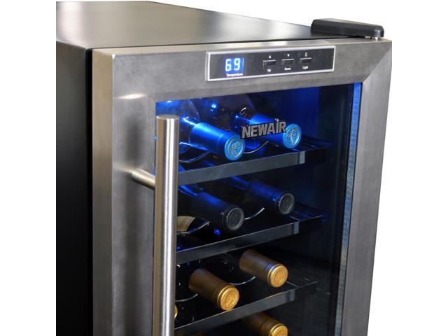 Newair Aw 121e 12 Bottle Countertop Thermoelectric Stainless Steel Newair Aw 121e 12 Bottle Countertop Thermoelectric Stainless Steel Wine Cooler
