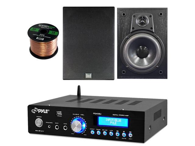 Pyle Pda5bu Amplifier Stereo Receiver Bluetooth Am Fm Radio Usb