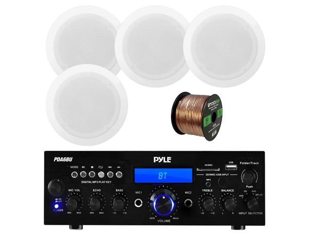 Pyle Usb Sd Card 200 Watt Bluetooth Stereo Amplifier Receiver 8