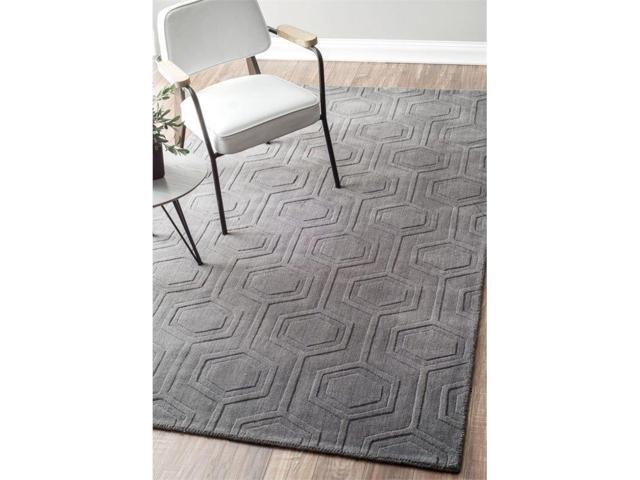 Nuloom Rucs03a 76096 Hand Woven Ambrose Rug Grey 7 Ft 6 Nuloom Rucs03a 76096 Hand Woven Ambrose