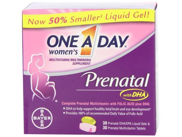 One A Day Women's Prenatal Vitamins, Twin Pack, 60 Count - Newegg.com