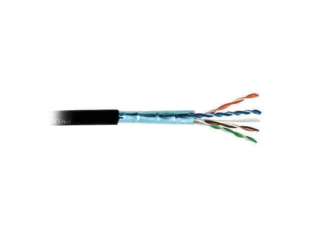 1000Ft Cat5E Direct Burial Stp 24Awg Bc Lldpe Blk Spool