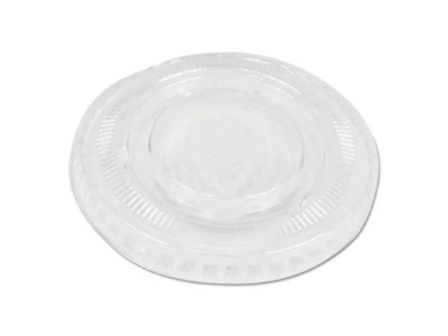 Boardwalk Soufflé/Portion Cup Lids Fits 1 oz Portion Cups Clear 2500/Carton