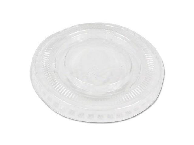 Boardwalk Soufflé/Portion Cup Lids Fits 2 oz Portion Cups Clear 1000/Carton